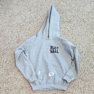 NEW Girls Softball Play Ball Hoodie, Youth Medium
